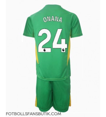 Manchester United Andre Onana #24 Målvakt Replika Tredje Tröja Barn 2024-25 Kortärmad (+ Korta byxor)